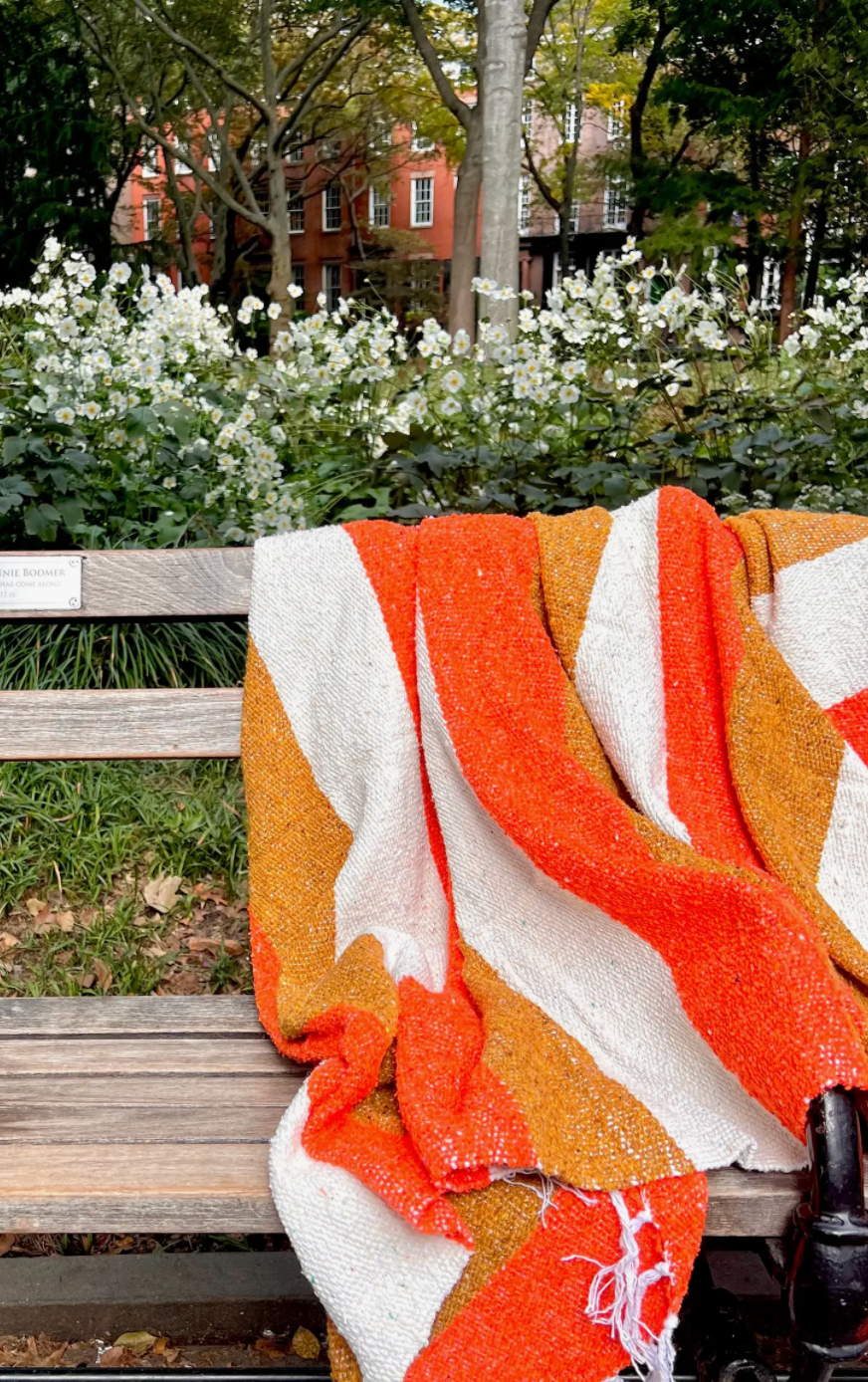 Pumpkin Spice - Throw Blanket l Mexican Blanket | Beach Towel