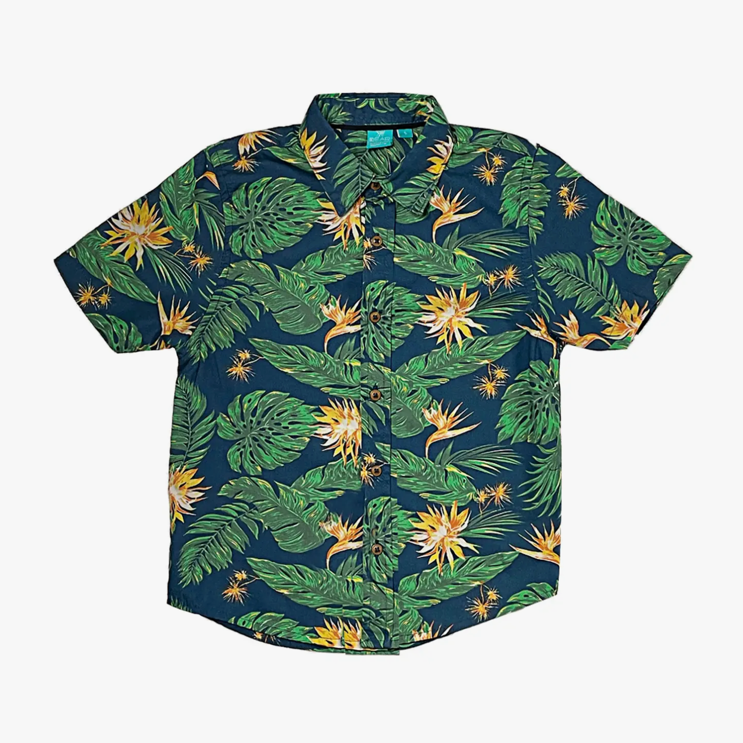 Palm Leaves Toddler Button-up