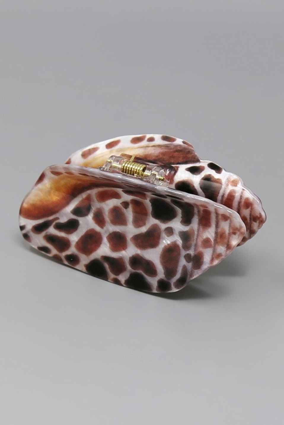 Leopard Shell Hair Claw