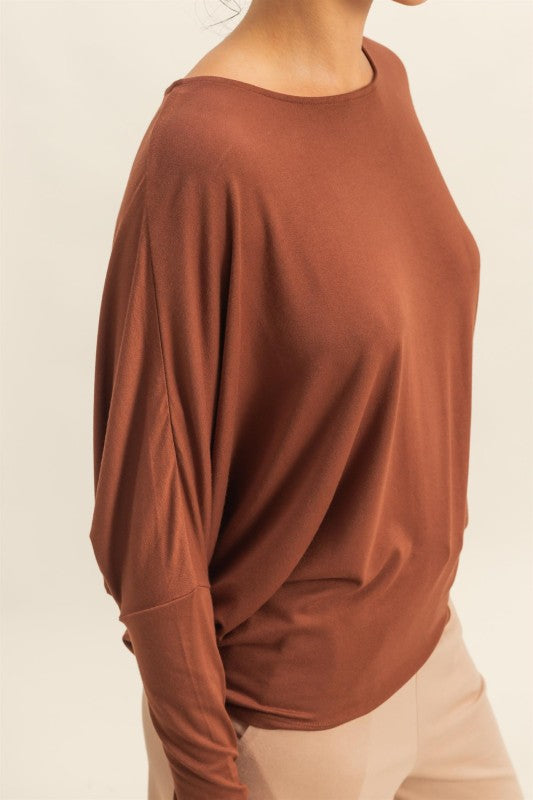 Drift Dolman - Chestnut