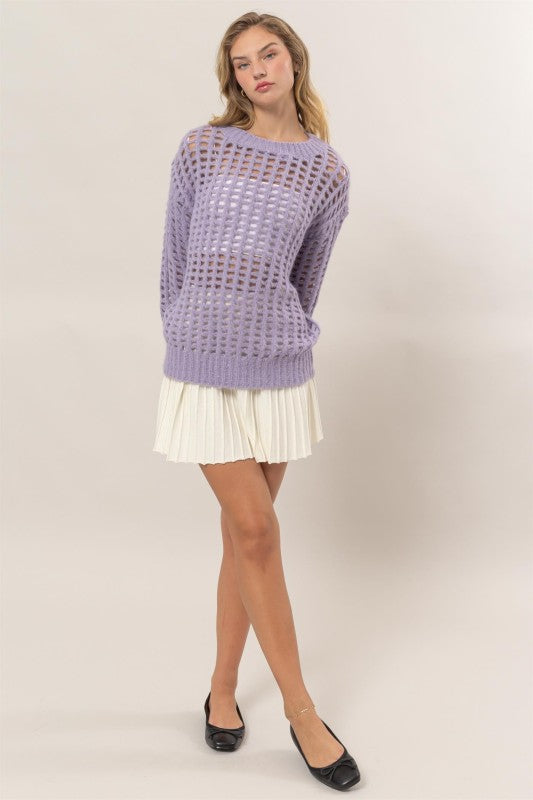 Waffle Knit - Lavender