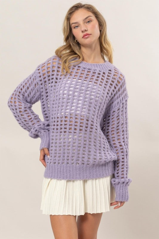 Waffle Knit - Lavender