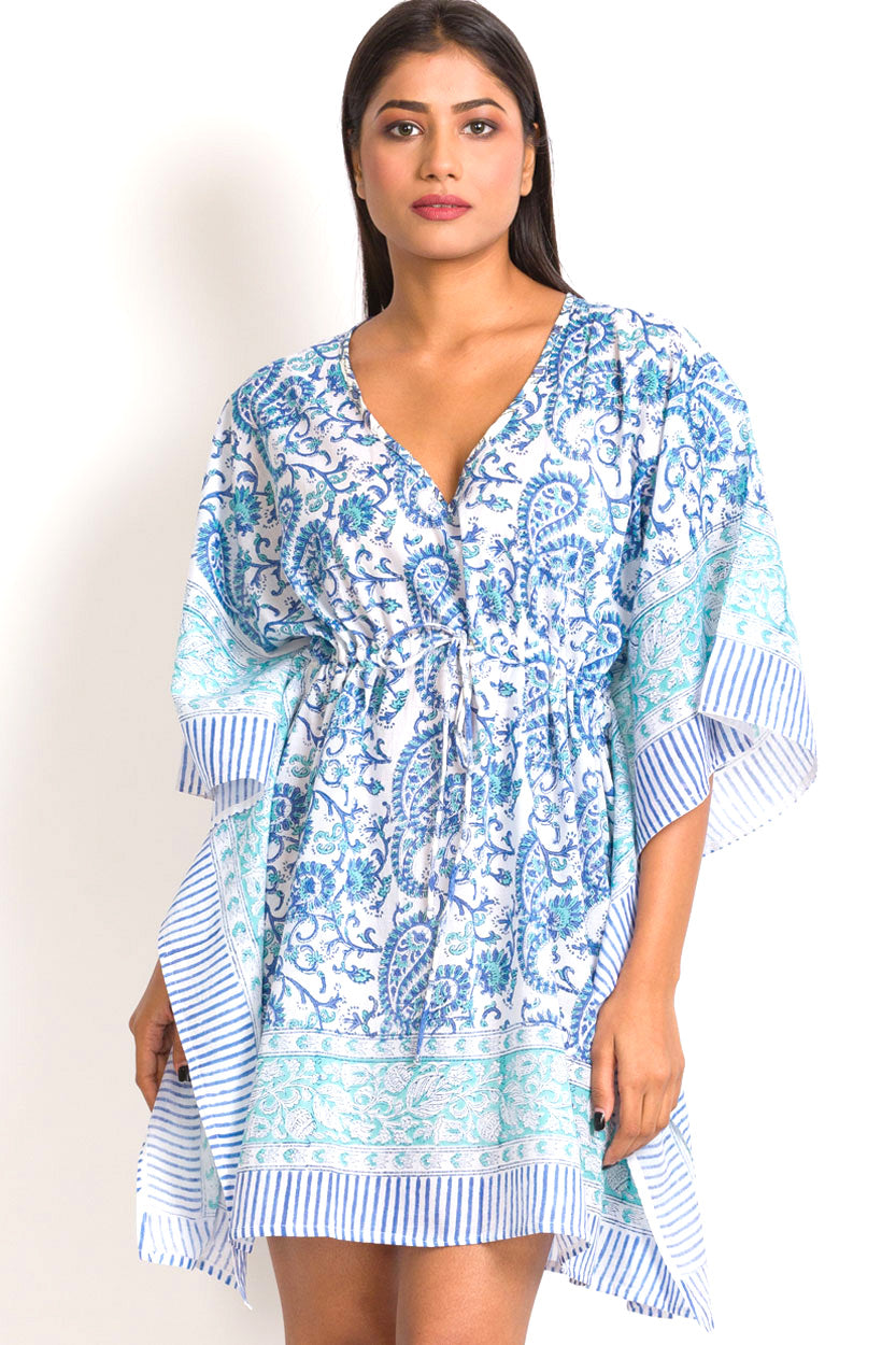 Beach Dreams Caftan Mini Dress - One Size