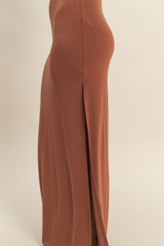 Echo Maxi Skirt - Chestnut