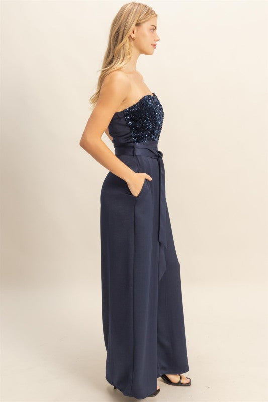 Lumina Jumpsuit - Navy