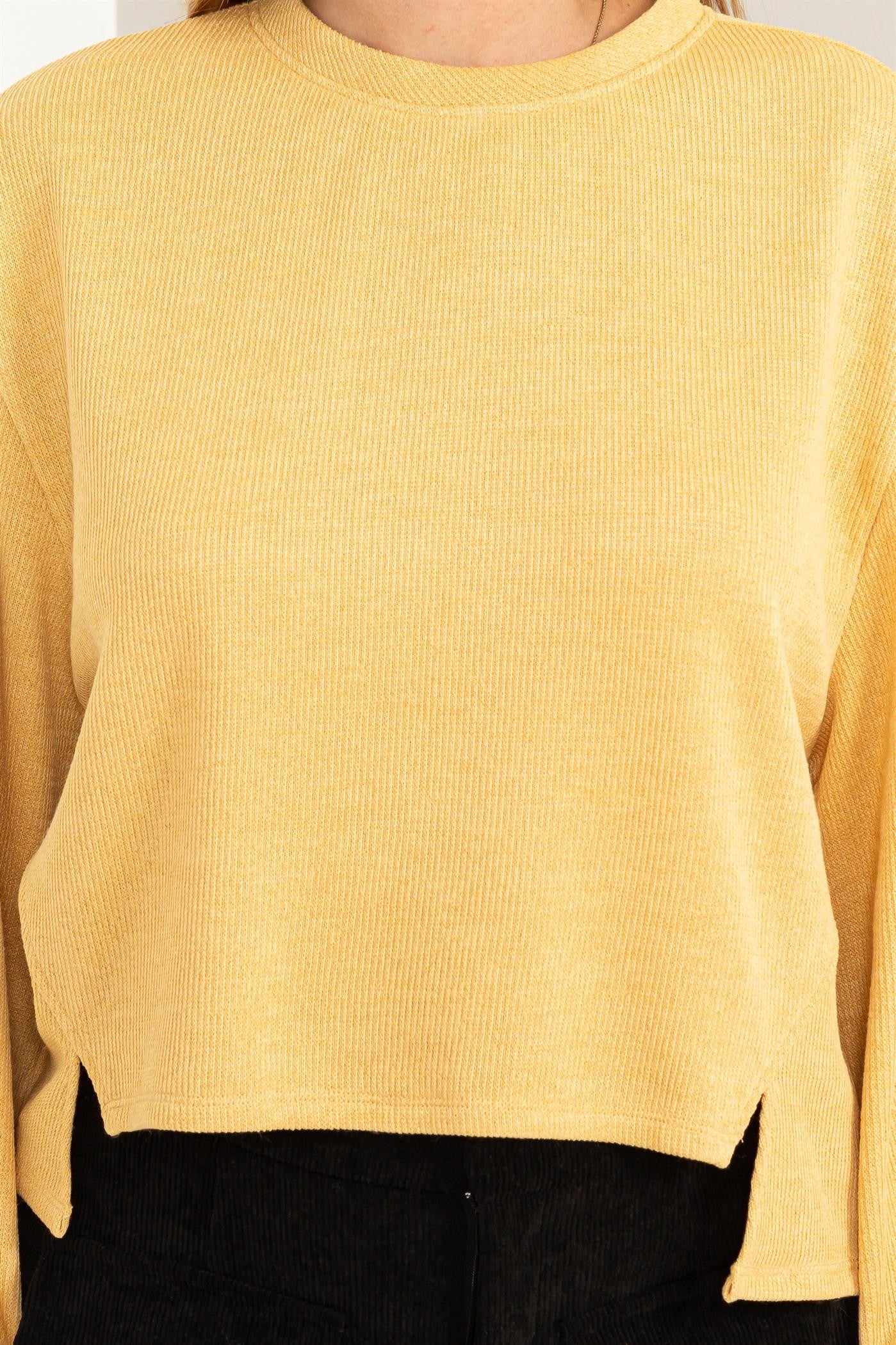 Style Appeal Rib Knit - Yellow