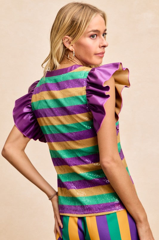 On The Route Ruffle Top *PRE-ORDER*